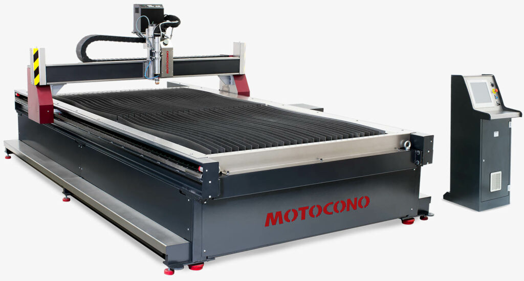 Máquina de corte por plasma para chapa fina hasta grandes espesores.