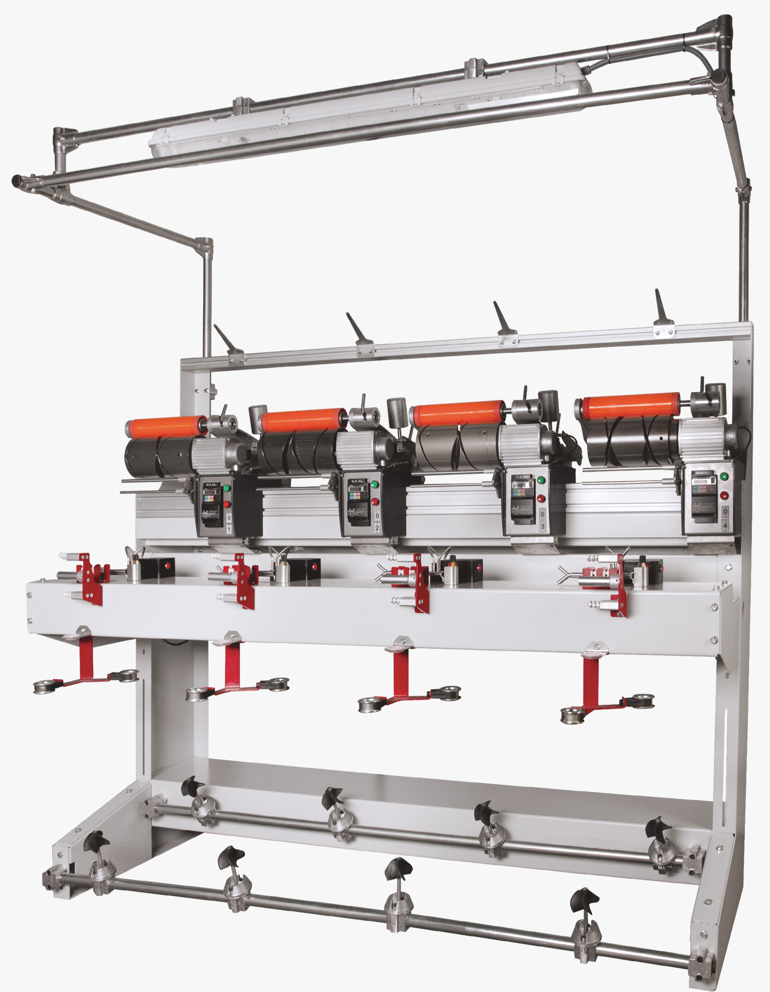 Yarn assembly winding machine